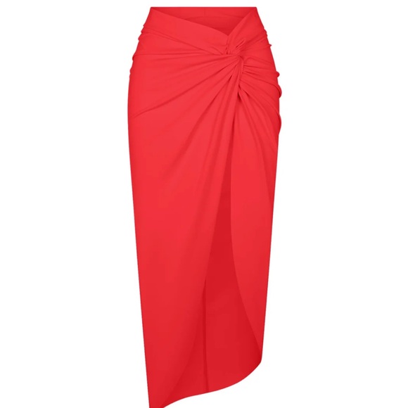SKIMS Signature Swim Sarong Skirt - Picture 1 of 7
